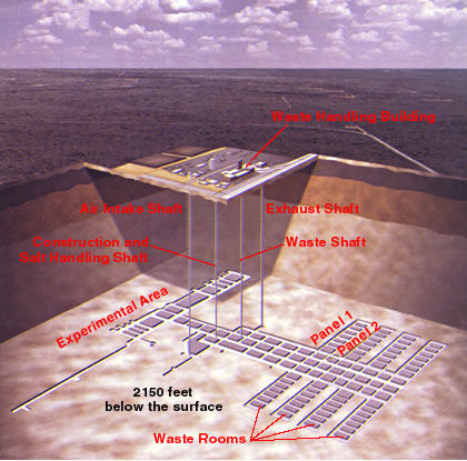 Geologic Section Through the WIPP Site